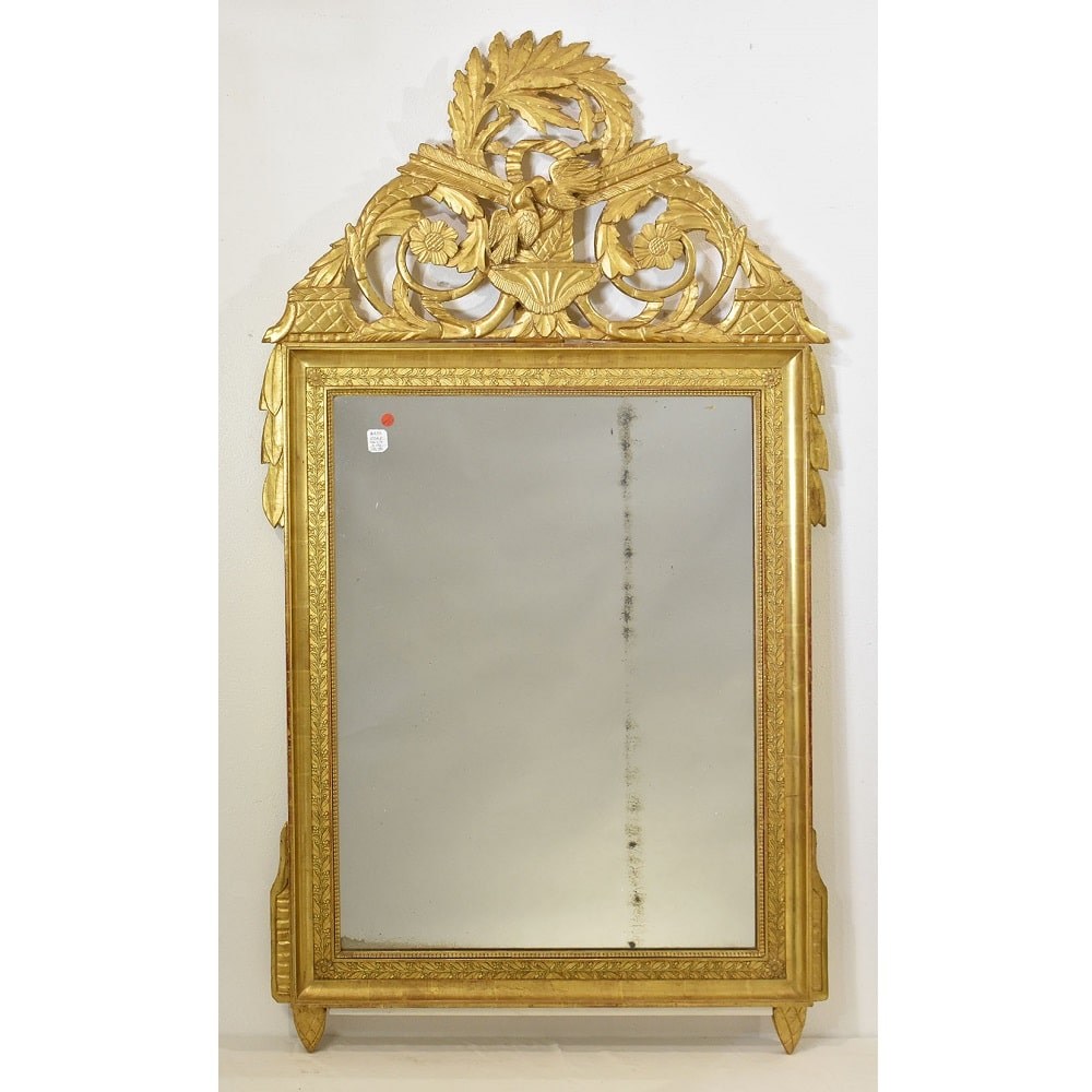 SPC186 1 antique gold leaf mirror antic carved XVIII.jpg